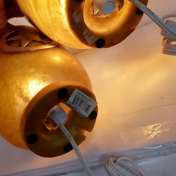 2 Rustic Cowboy Western Star Circle in Acrylic Glass Resin Night Light Lamp 5"H - Picture 6 of 6